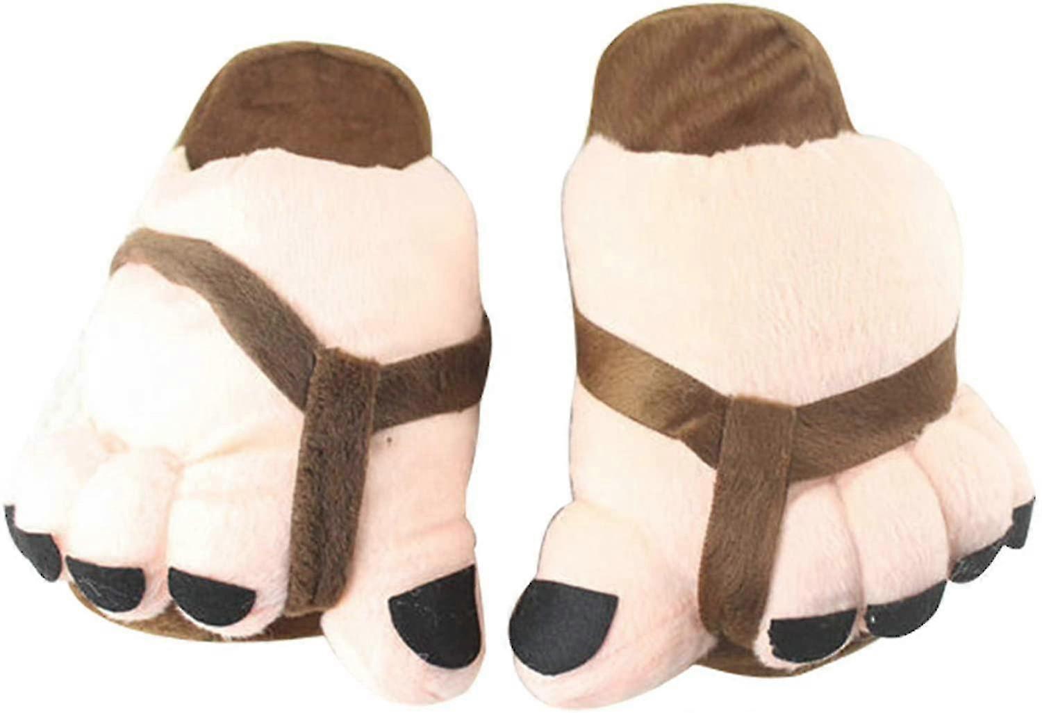 Γυναίκες Κινούμενα σχέδια Toe Big Feet Βελούδο Αντιολισθητικό Ζεστό Μαλακές παντόφλες Βαμβάκι Εσωτερική Home Floor Παπούτσια Banmo