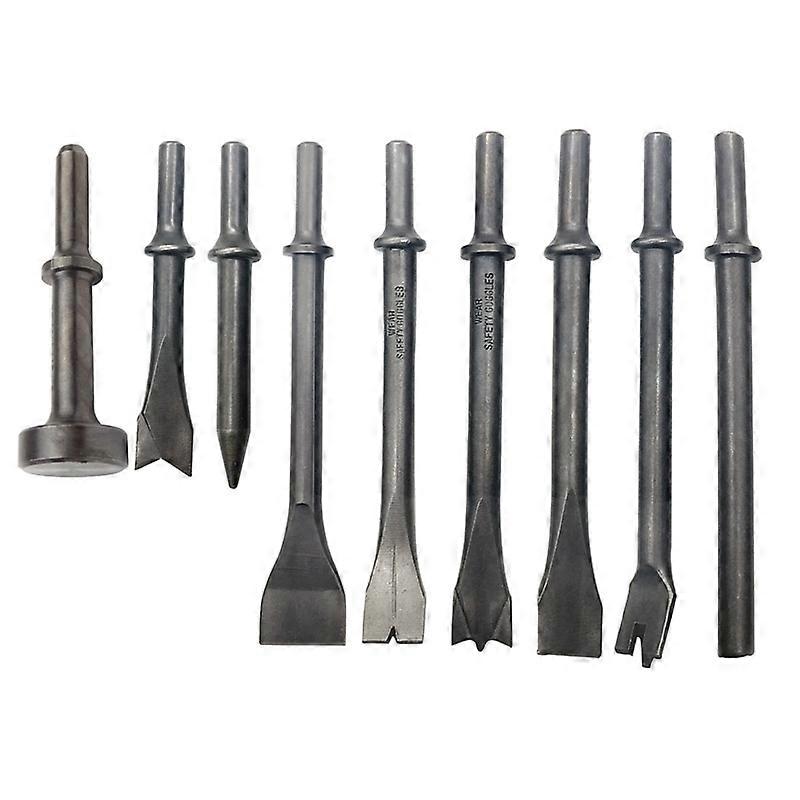 HOT-Pneumatic Chisel Air Hammer Sander Bit Set 9 Piece Set