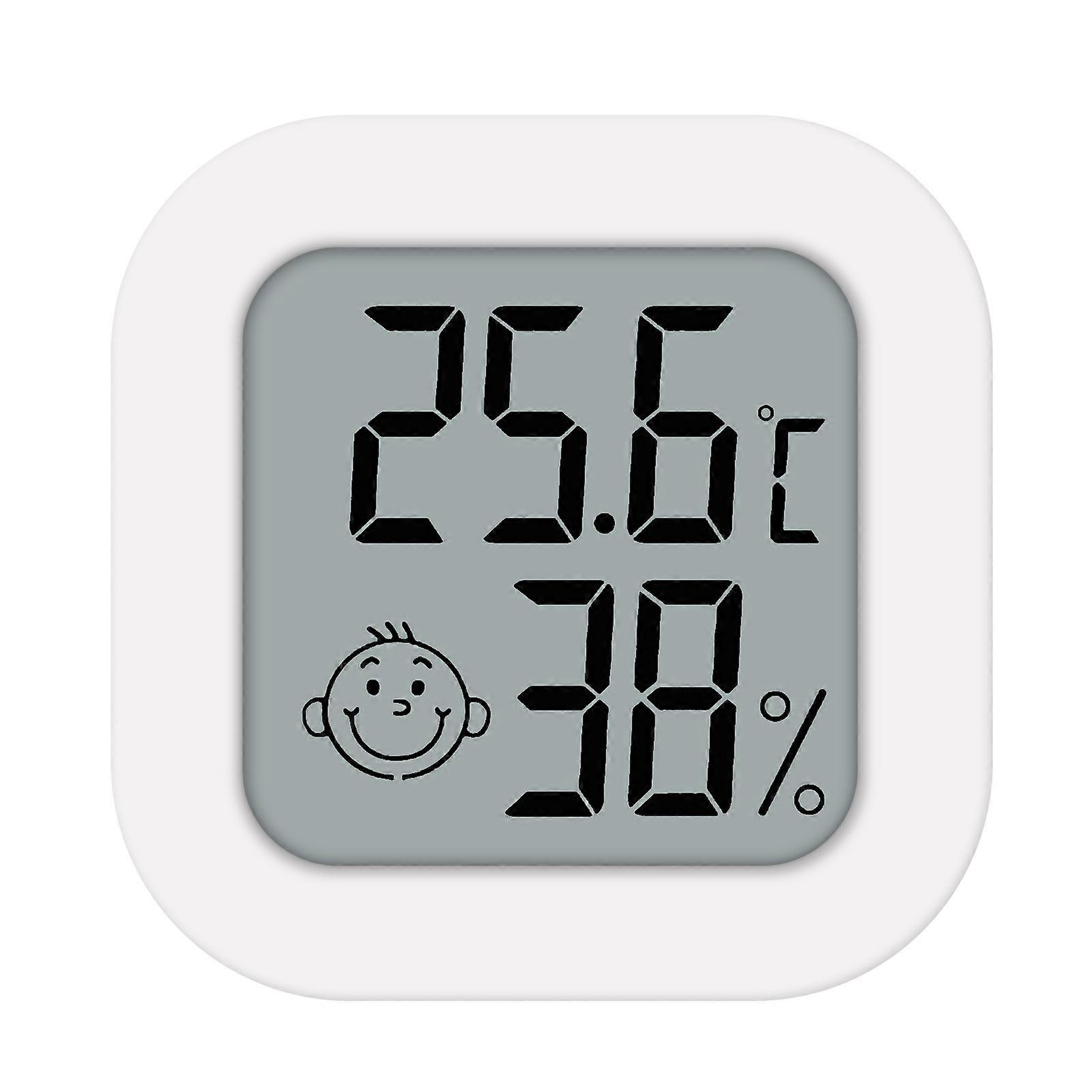 Mini Indoor Thermometer Humidity Monitor Digital LCD Temperature Sensor Gauge Humidity Meter Temperature Gauge Thermometer Room Hygrometer Gauge Weath