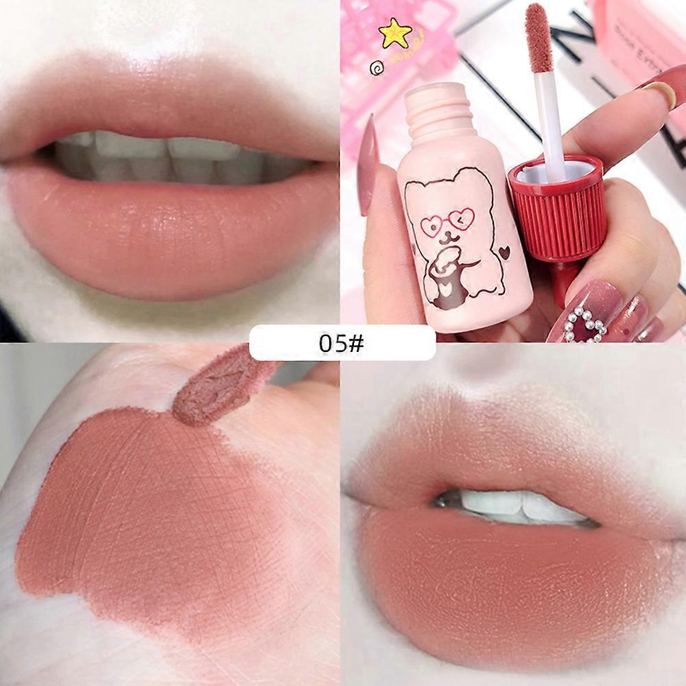 Matte Velvet Lipstick Fingertip Lip Gloss Liquid Lipstick Plain Whitening