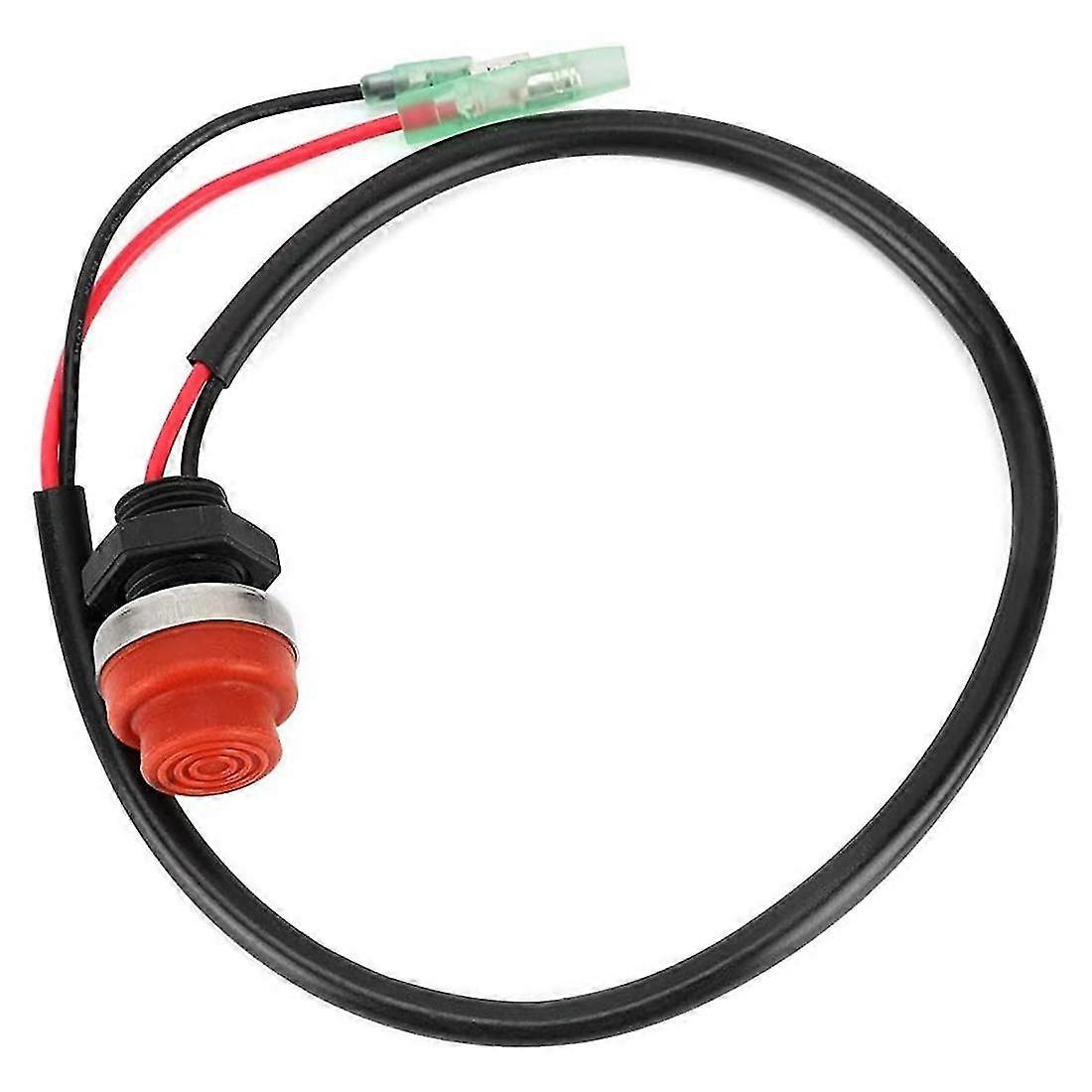 Universal Boat Outboard Engine Motor Start Kill Switch Keyless Push Button , Applicable to All Compa