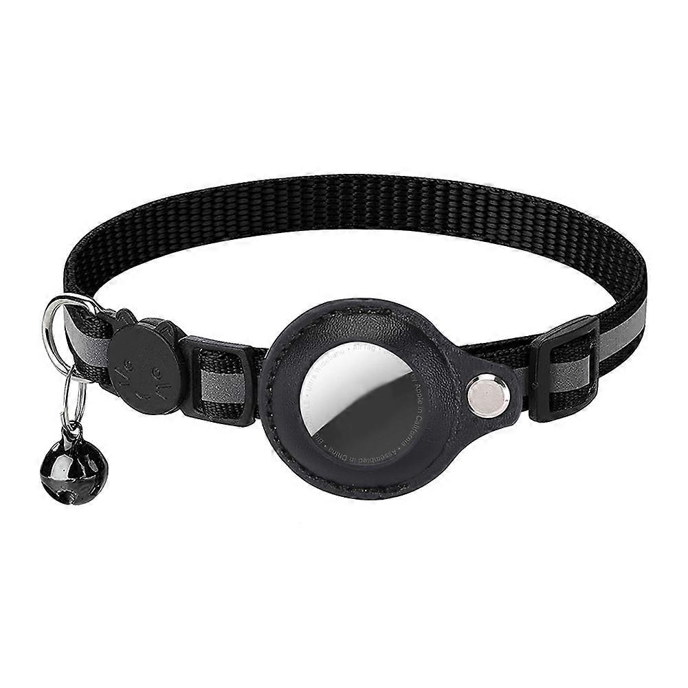 Airtag-compatible Cover Collar for Cat Portable Anti-Lost Reflective Pet Bell Collar