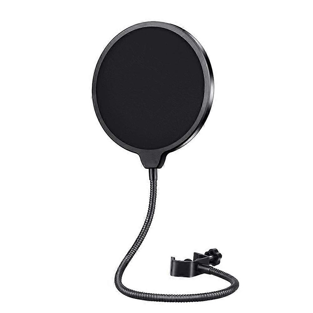 Double Layer Microphone Filter Mesh Flexible Mic Splashproof Mesh Screen for Recording Studio