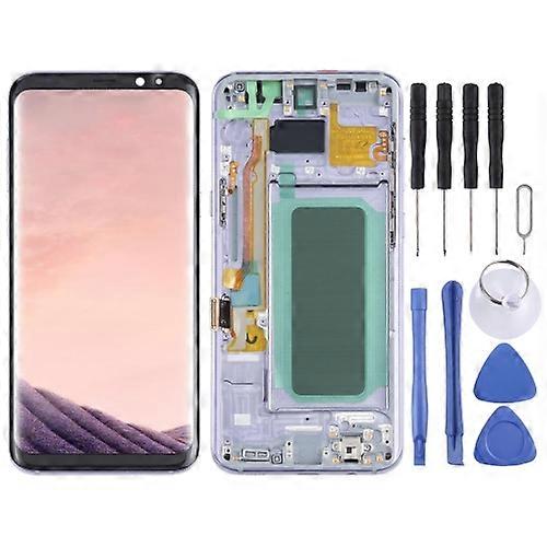 OLED Replacement Screen Display for Samsung Galaxy S8+ SM-G955 Digitizer Full Assembly with Frame