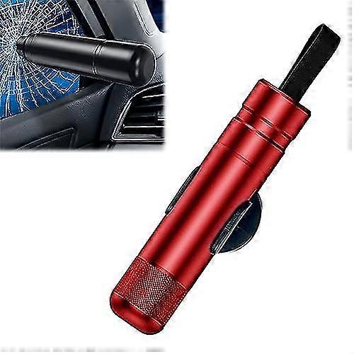 Bilvindusknuser Bilsikkerhetshammer Setebeltekutter Nødverktøy Svart