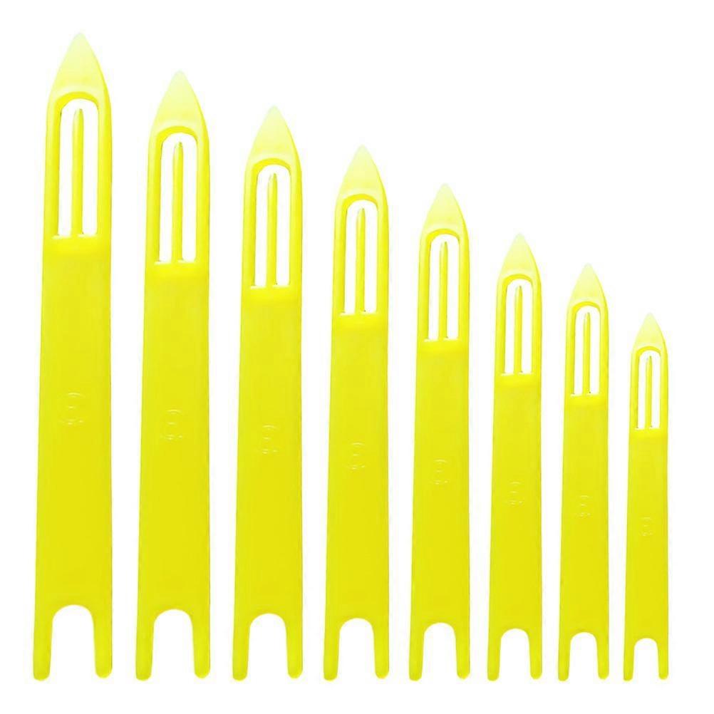8pcs Durable Fishnet Shuttle Weaving Shuttles Portable Fishnet Repair Tool Z