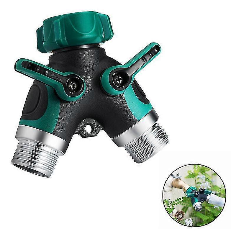 Y Shaped 2 Way Garden Hose Splitter