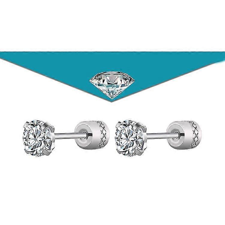 Tragus Piercing Earring 1st Cz 5 Mm