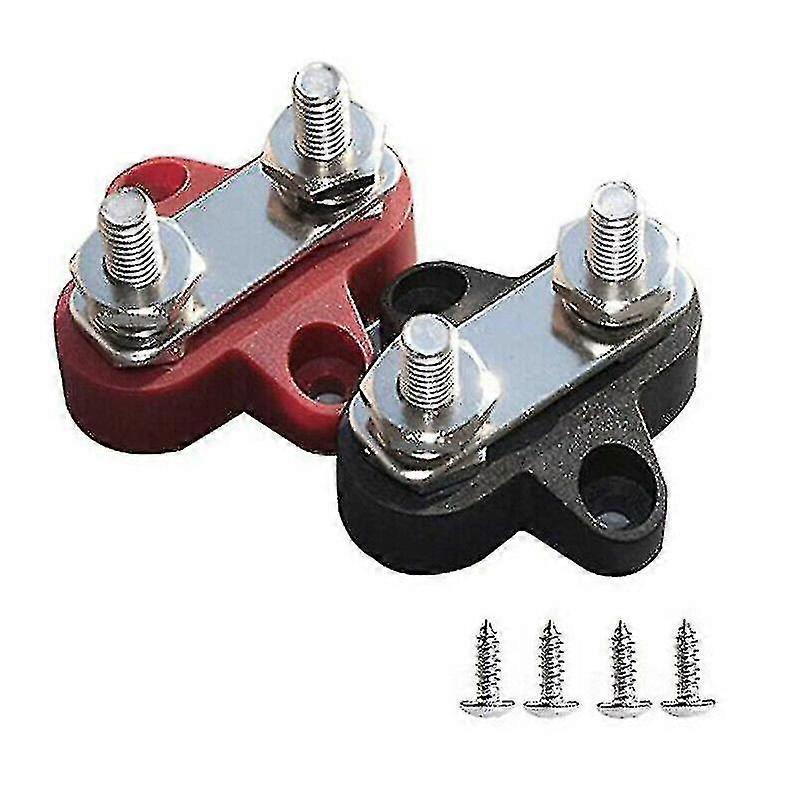 2pack 5/16" Terminal Stud M8 48v Junction Block Bus Bar Power Distribution Post