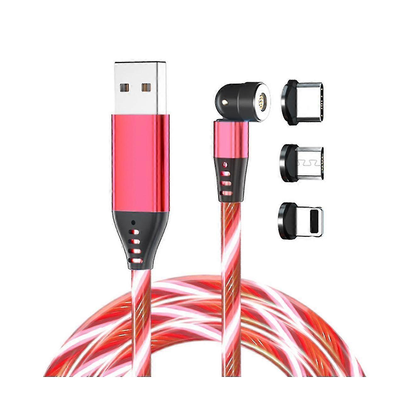 Charging Cable Data Fast Phone Streaming Light Mobile Magnetic