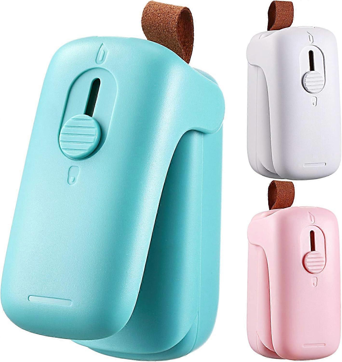 3 Pieces Mini Bag Heat Sealer Machine Portable Handheld Bag Heat Sealer and