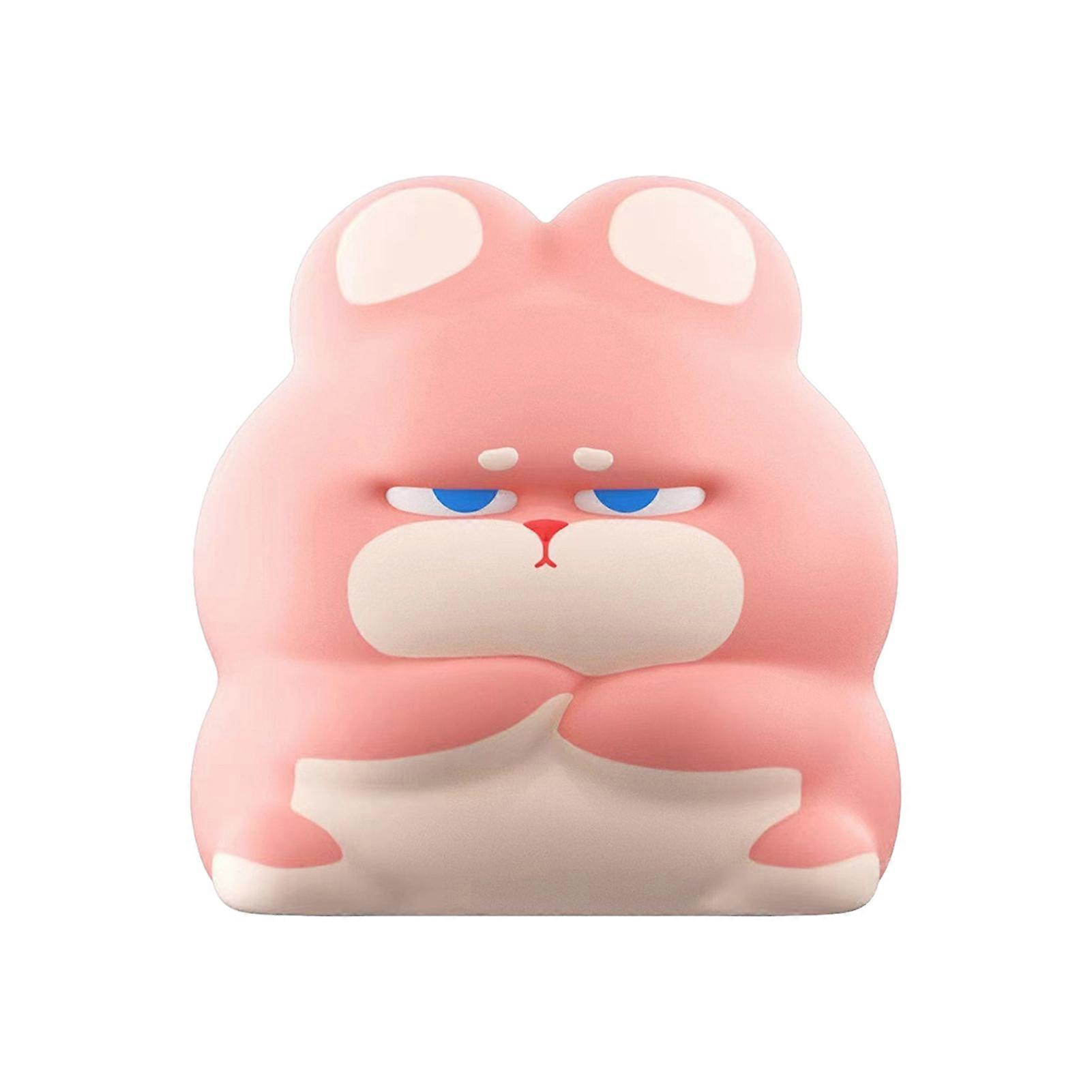 Slow Rebound Toy Cartoon Shape Design Multipurpose Fine Workmanship Lovely Creative Relieve Boredom Portable Cat Rabbit Stress Reliever Toy Student To
