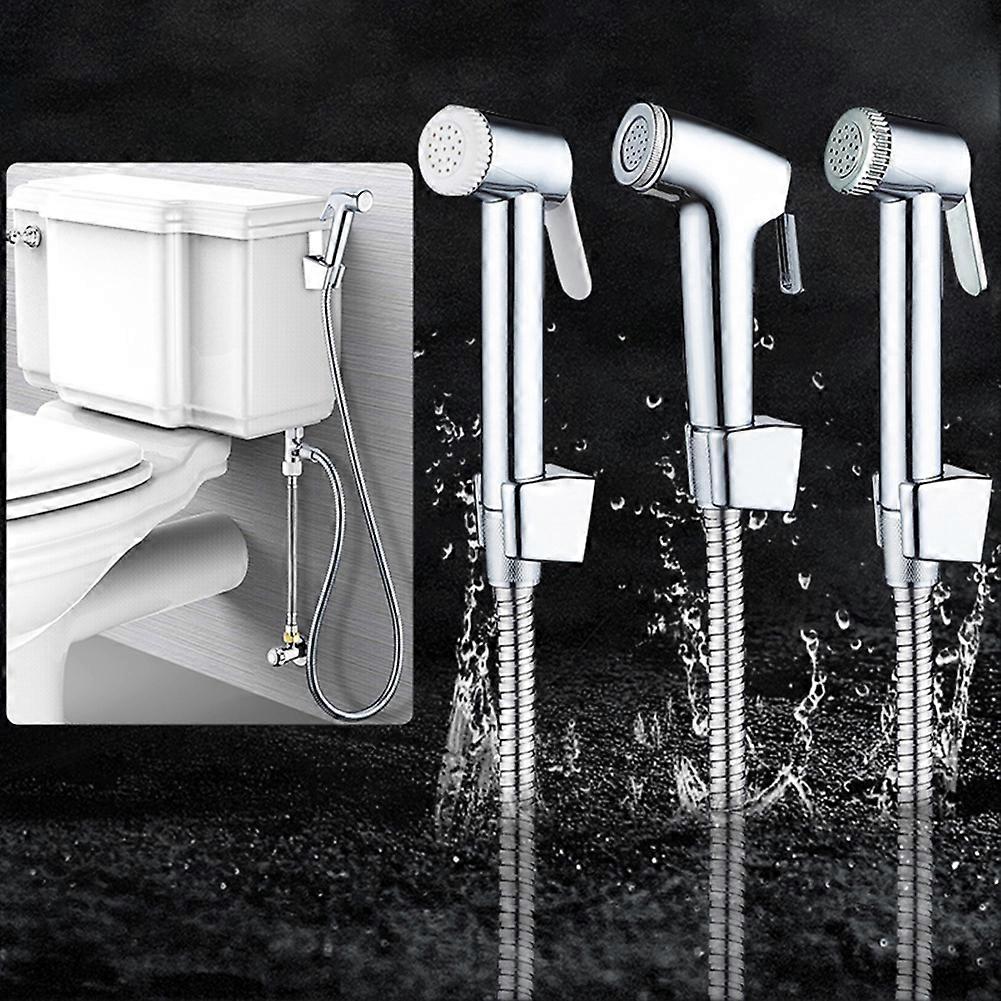 Toilet Handheld Bidet Spray Shattaf Kit Sprayer Shower Hose Rack Jet Hygiene Set KAESI