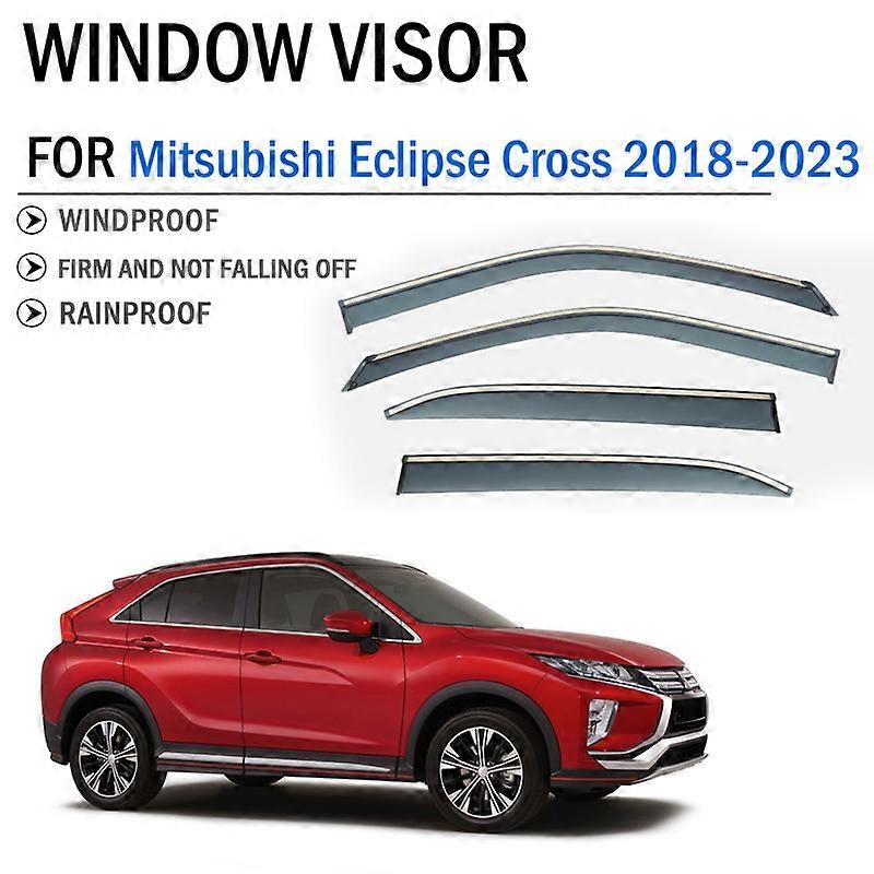 2018-2023 FOR Mitsubishi Eclipse Cross Window Visor Deflector Visors Shade Sun Rain Guard Smoke Cover Shield Awning Trim