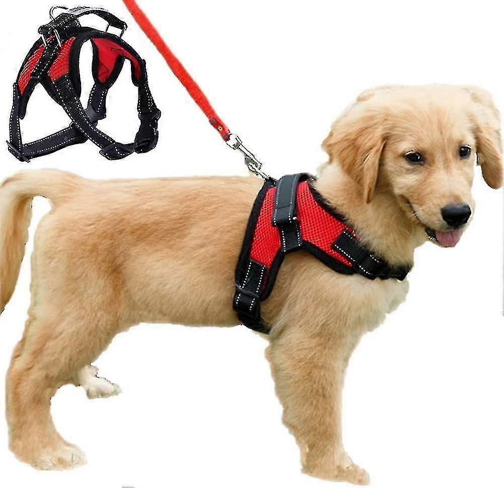 Mesh Breathable Comfortable Pet Vest No Pull Adjustable Soft Padded Dog Power