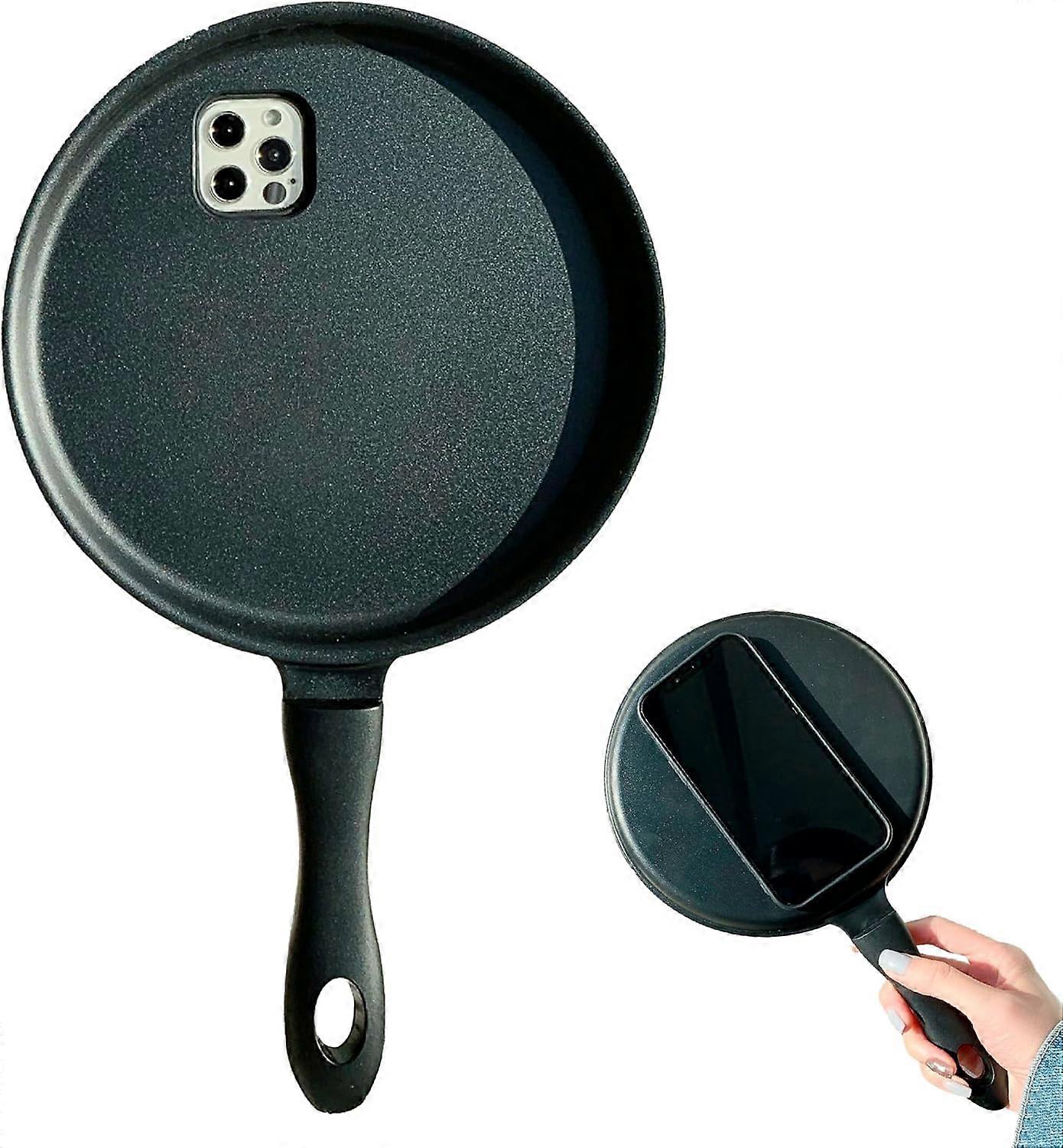 Frying pan phone case, creative phone case For iPhone15/14/16/pro/pro max