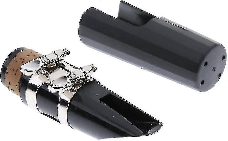 Bb Clarinet Mouthpiece With Ligature Cap For Beginners (black) (2pcs)