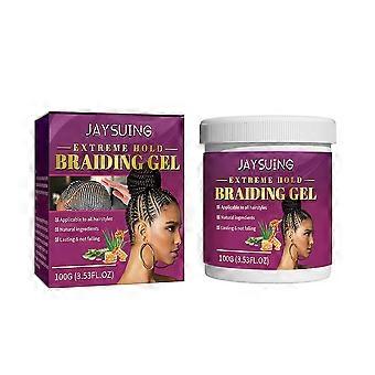100g Hair Braiding Gel Styling Waxes Cream Long Lasting Twist Strong Hold Pomade Anti-frizz Beauty Care Dreadlocks Styling Wax