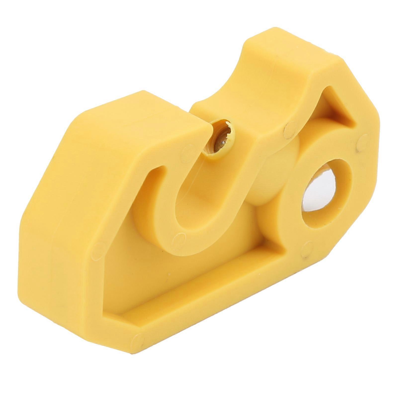 Disyuntor Lock Single Pole Plastic Shell Miniature Air Switch Lockout Tool Amarillo