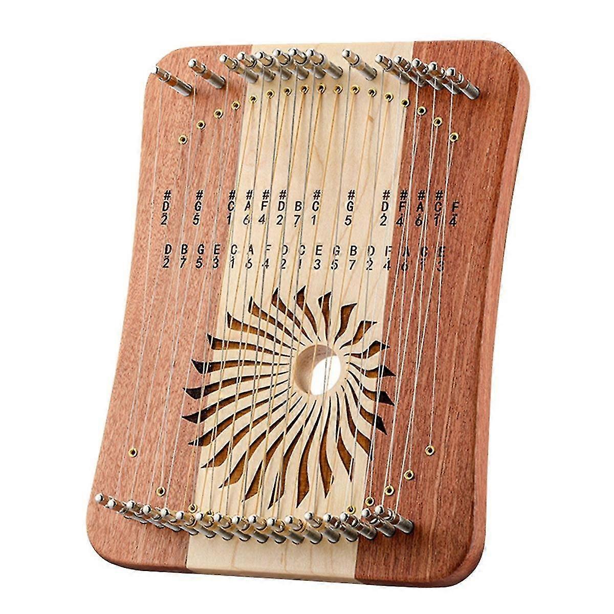 Lyre Harp 31 Strings Lyre Fingerplay Piano Thumb Kalyre Professional Harp Keyboard Musical Instrument-a