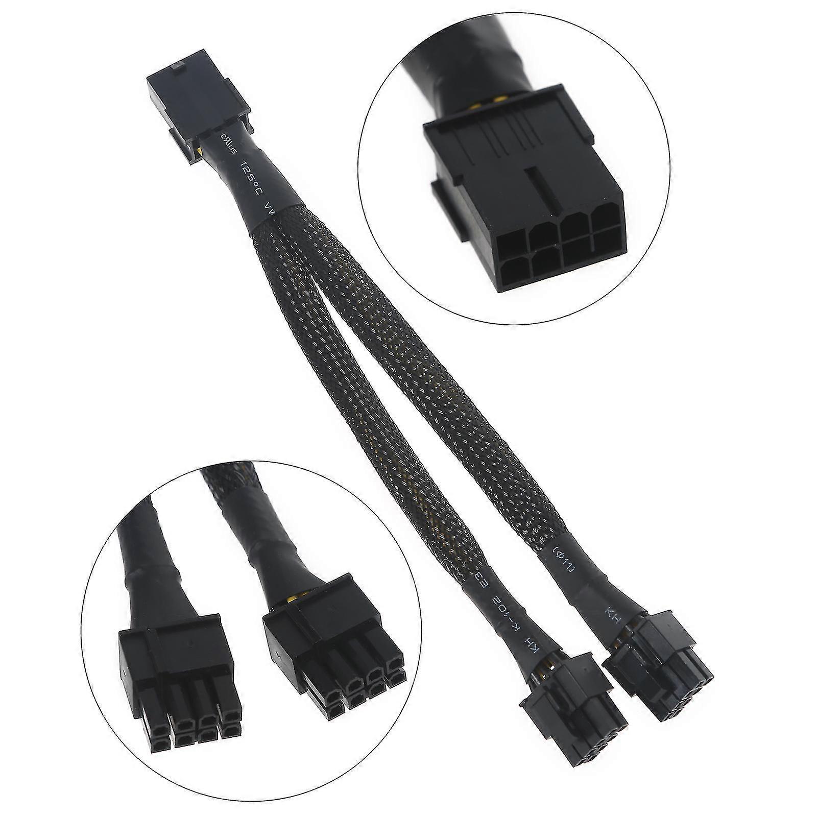 20m 8 Pin To 8 Pin Adaptr 8 Pin To Dual Pi 8 Pin Graphis Ard Powr Abls