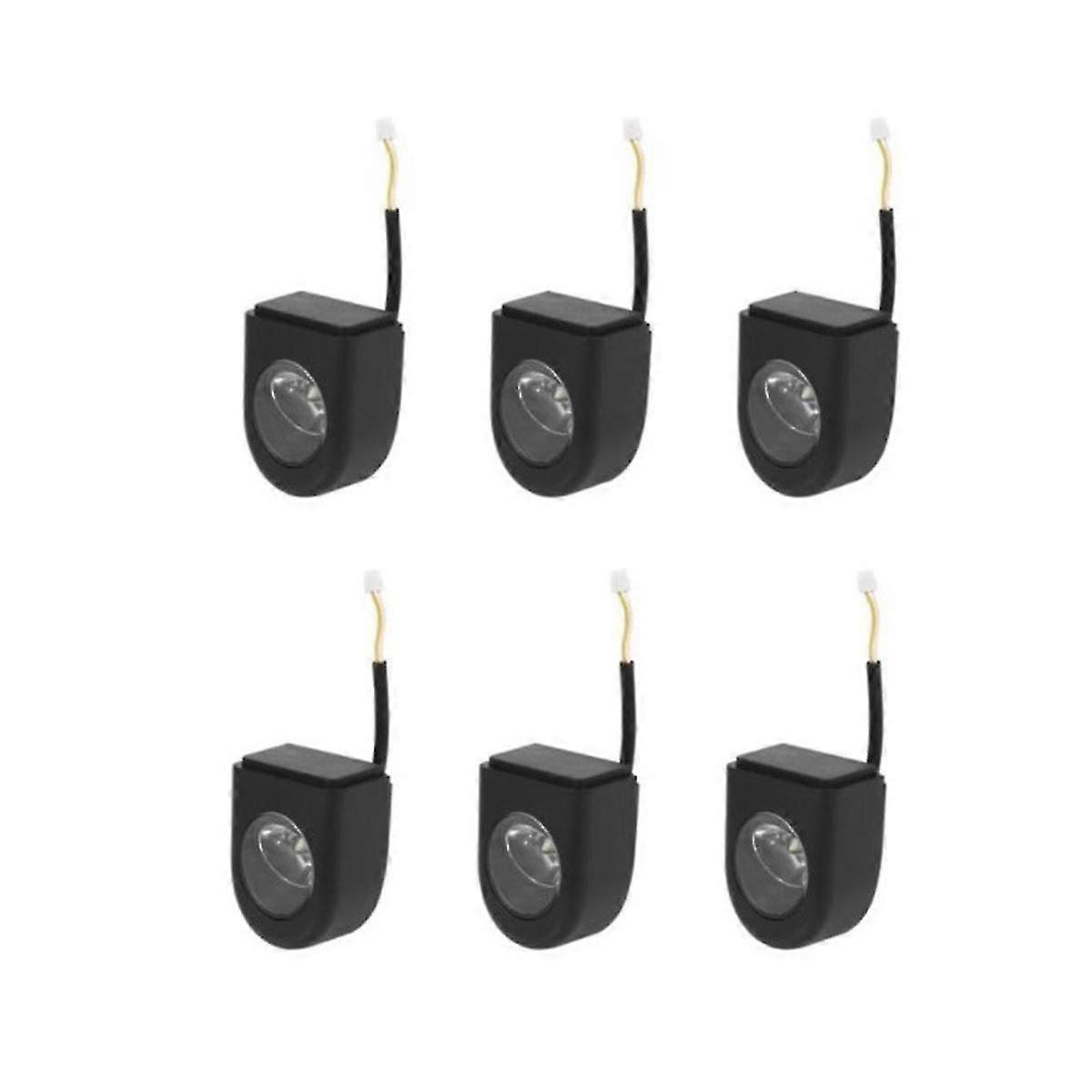6stk frontlyslampe LED-lys Frontlampe erstatning for M365 elektriske scooterdeler