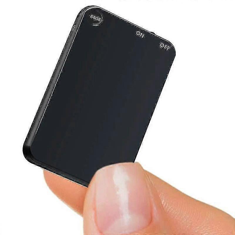 V15 Ultra-thin Rechargeable Voice Recorder Supports 64gb Storage And Voice-activated One-key Operati