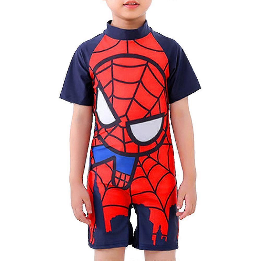 Børn Drenge 3d Print Marvel Superhelt Badedragt Jumpsuit Badetøj-a