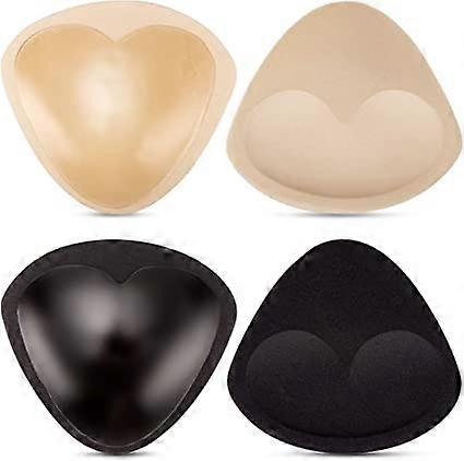 2 Pairs Bra PadsM Adhesive Push-up Bra Inserts for Bikini Sports