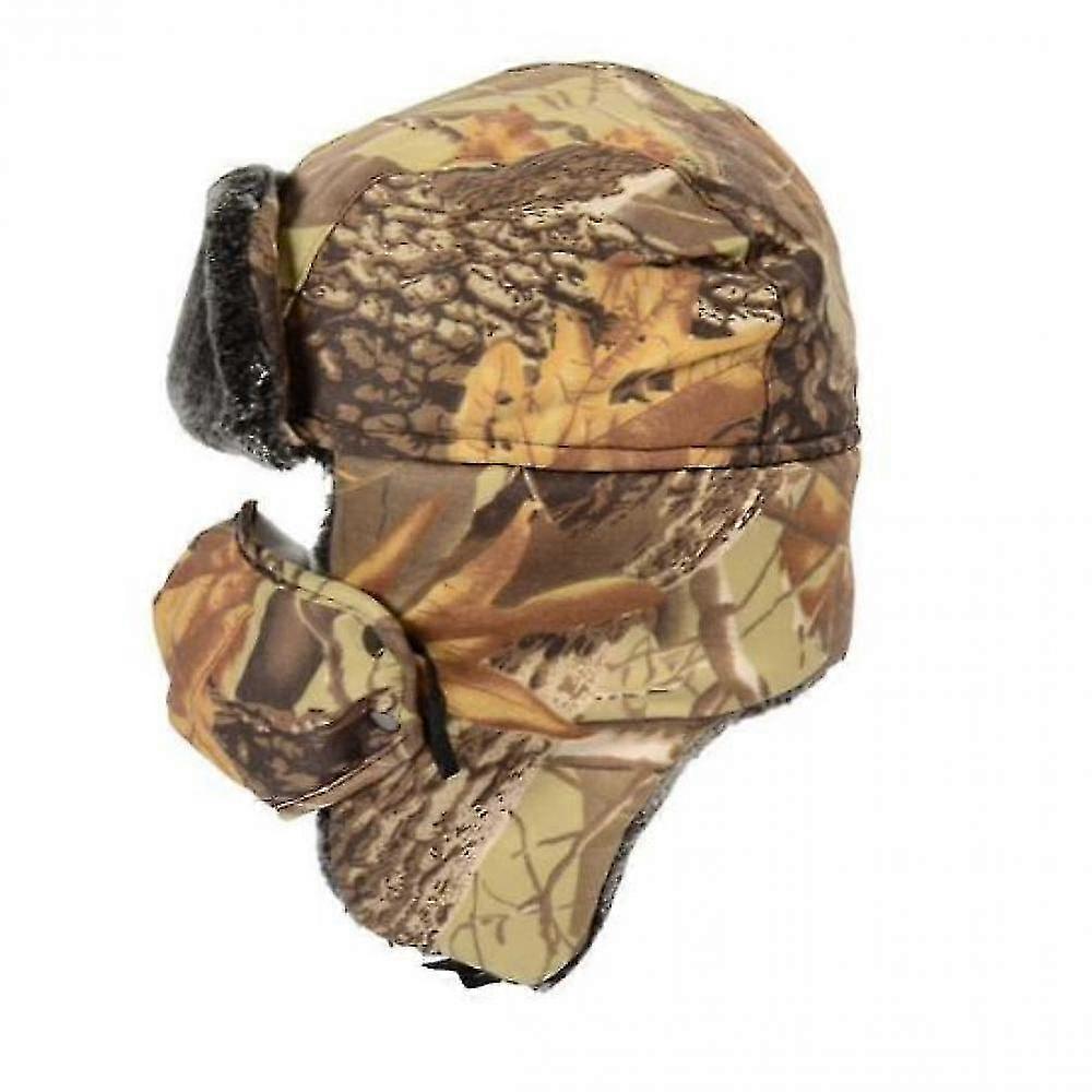 Trooper Hat Ear Flap Bomber Hat Winter Fur Hunting Hat