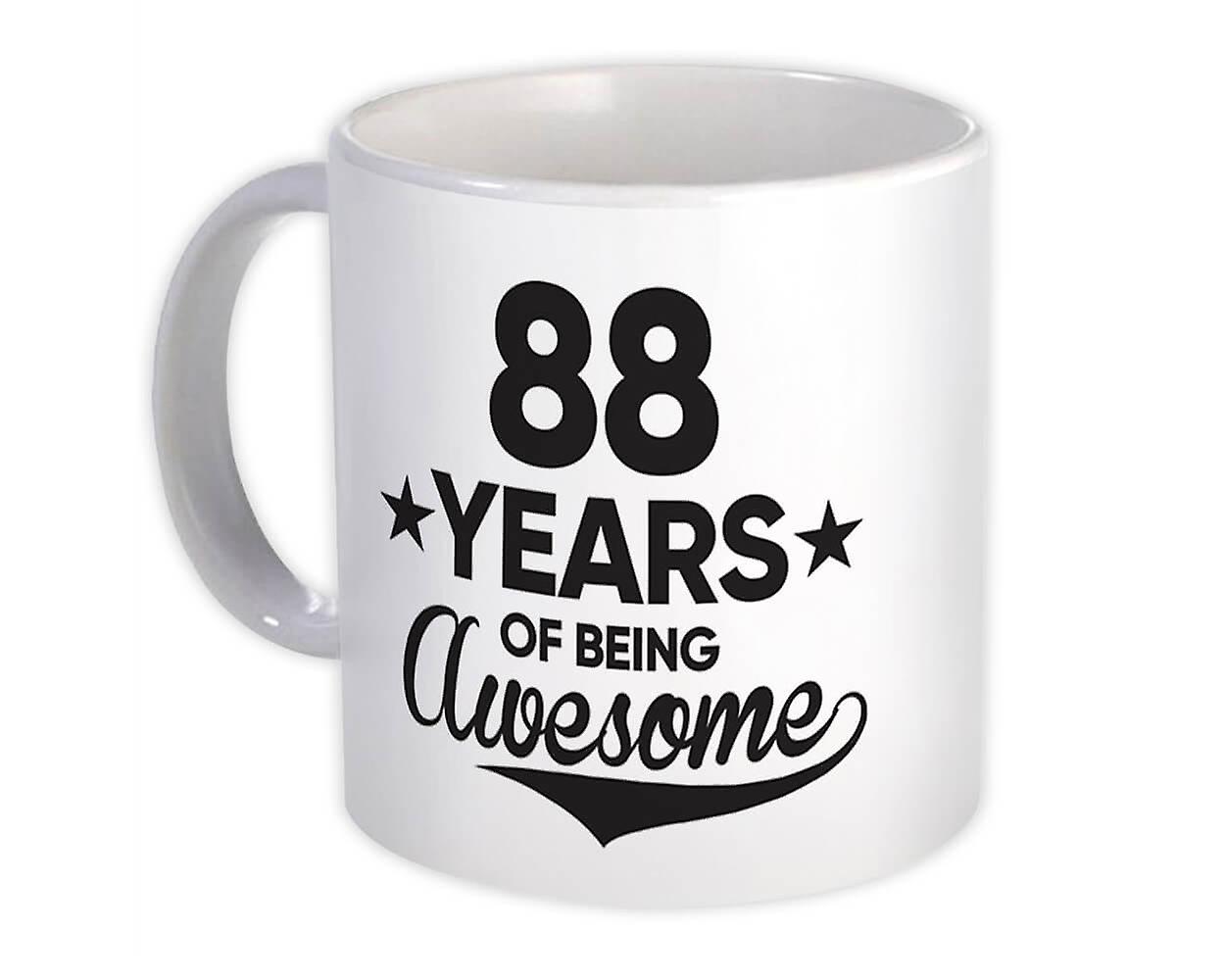 Gift Mug: 88 jaar geweldig 88e
