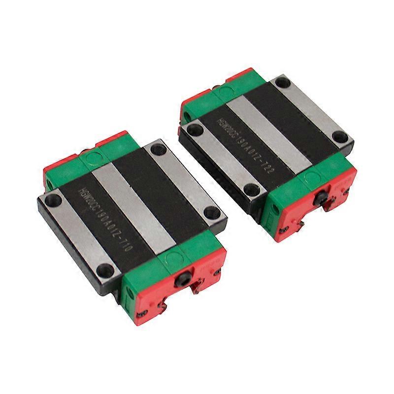 4 Pcs HGH15CA HGW15CC HGH20CAHGW20CC Linear Block Bearing For Rails CNC Black green Red green