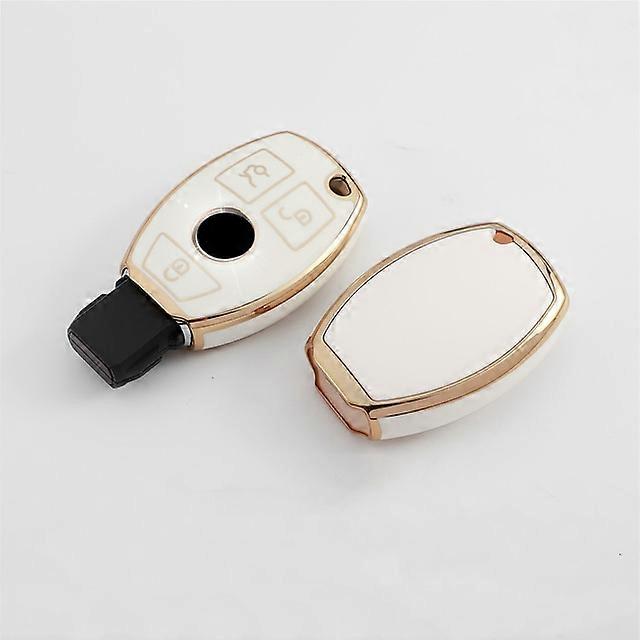 For Mercedes Benz A B R G Class GLK GLA GLC GLR W204 W210 W176 W202 W463 Soft TPU Car Remote Key Case Cover Shell Fob