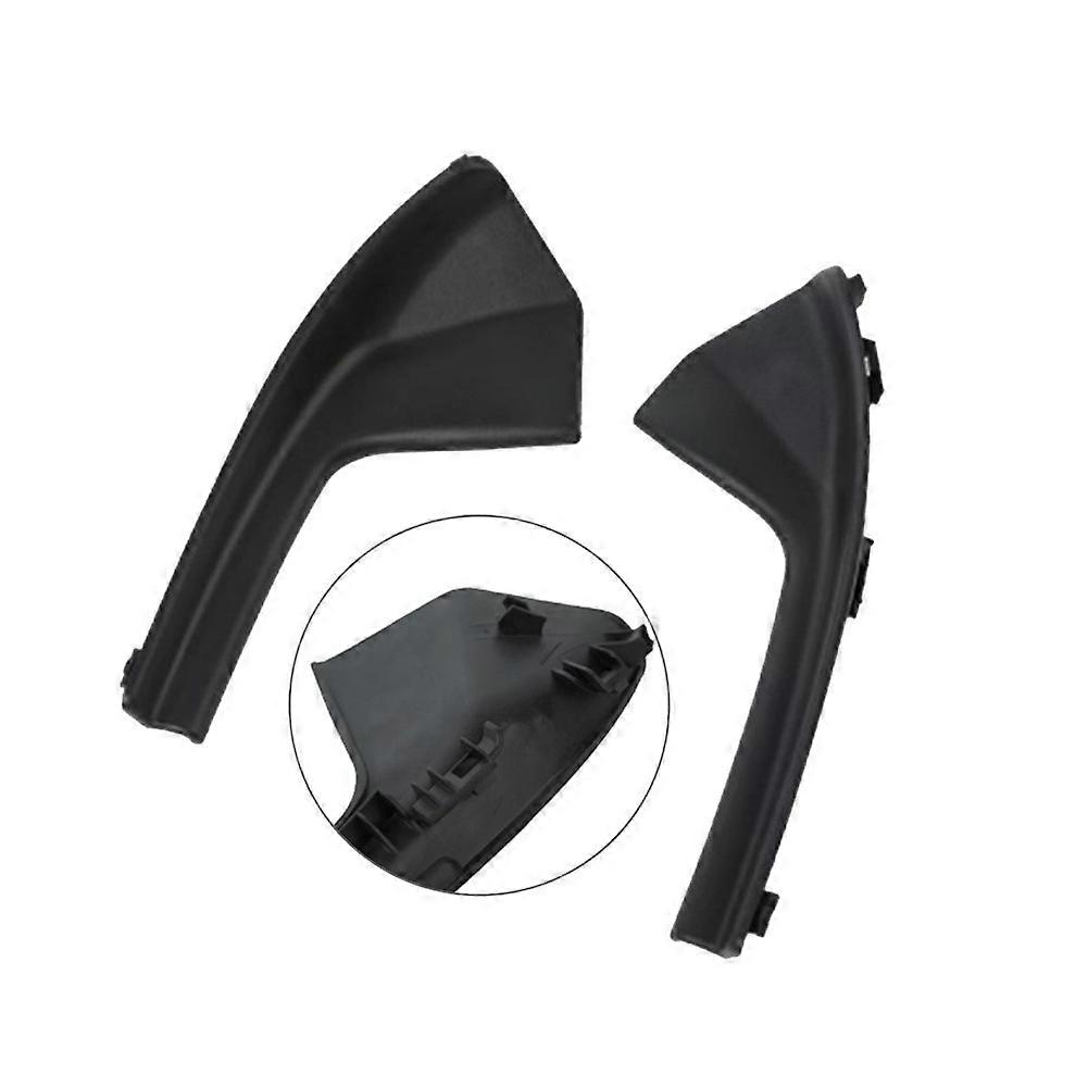 2x For 05-10 Nissan Tiida Front Windshield Lower Corners Foil Board Decorative Car Cowl Grille Outer Cover Clip-on External Trim