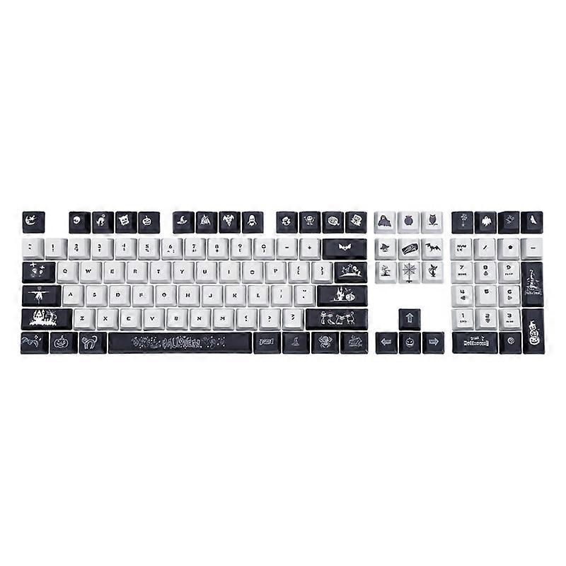Custom Halloween PBT Opaque Keycap Dye Sublimation OEM Profile Keys 108Key/Set