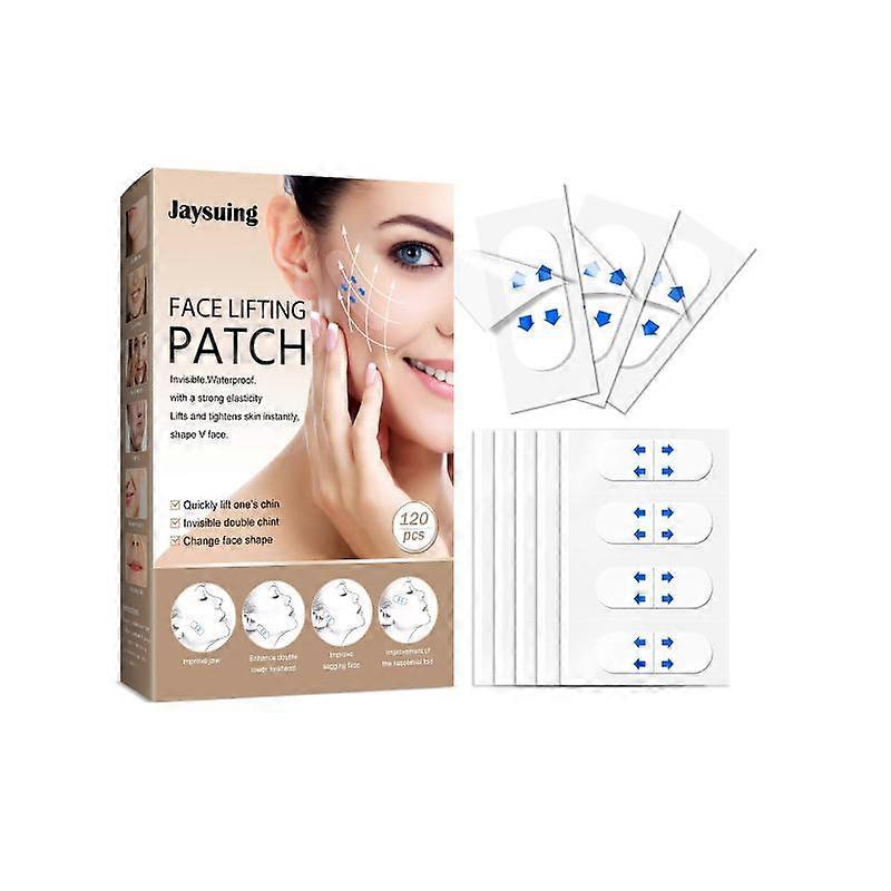 120pcs Face Lifting Tape Ultra-thin Invisible Waterproof High Elasticity Makeup Tool To Hide Facial Wrinkles