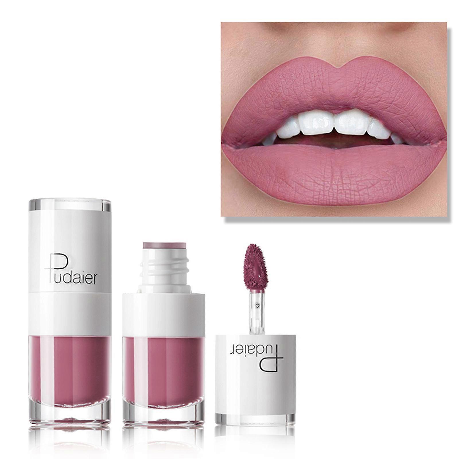 Flüssiger matter Lippenstift, lang anhaltendes Make-up, wasserfester Lippenstift mit mattem Finish