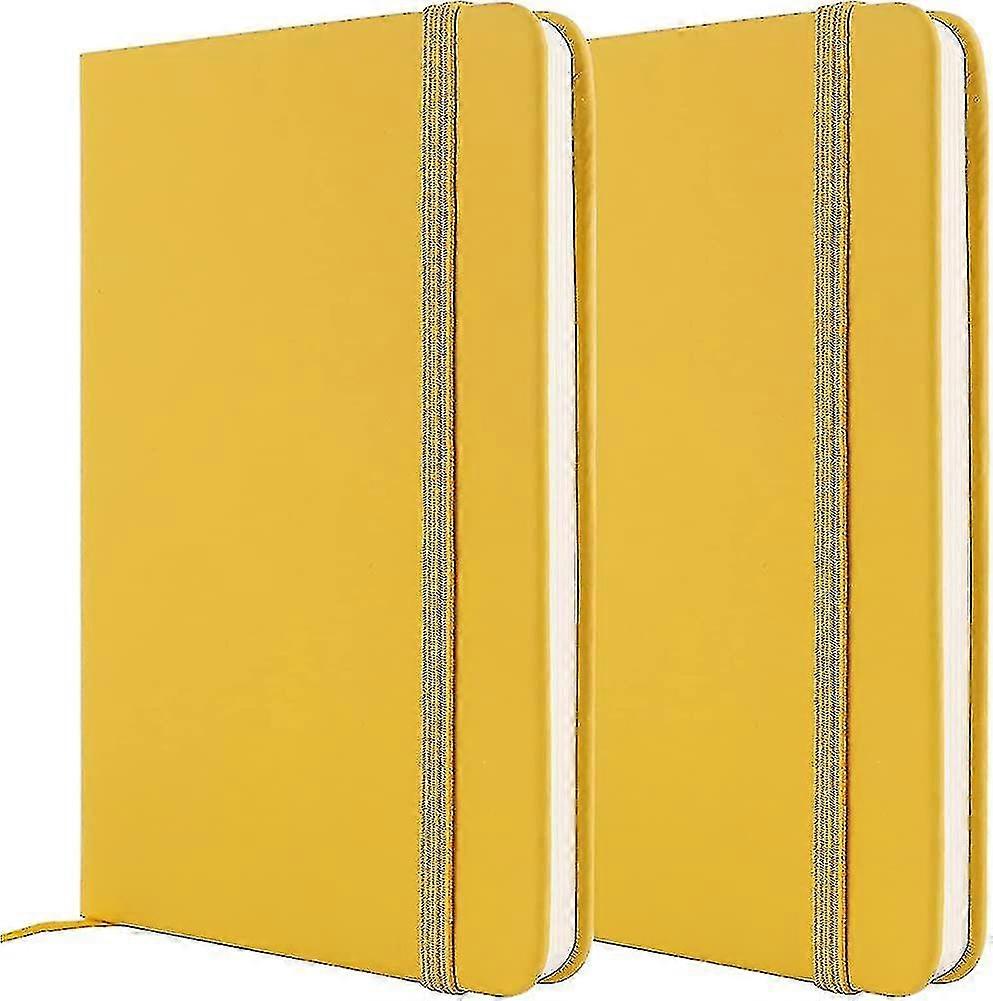 2 Pack A6 Notebooks, Pocket Notebook Note Pads Small Notebooks Hardback Notebook