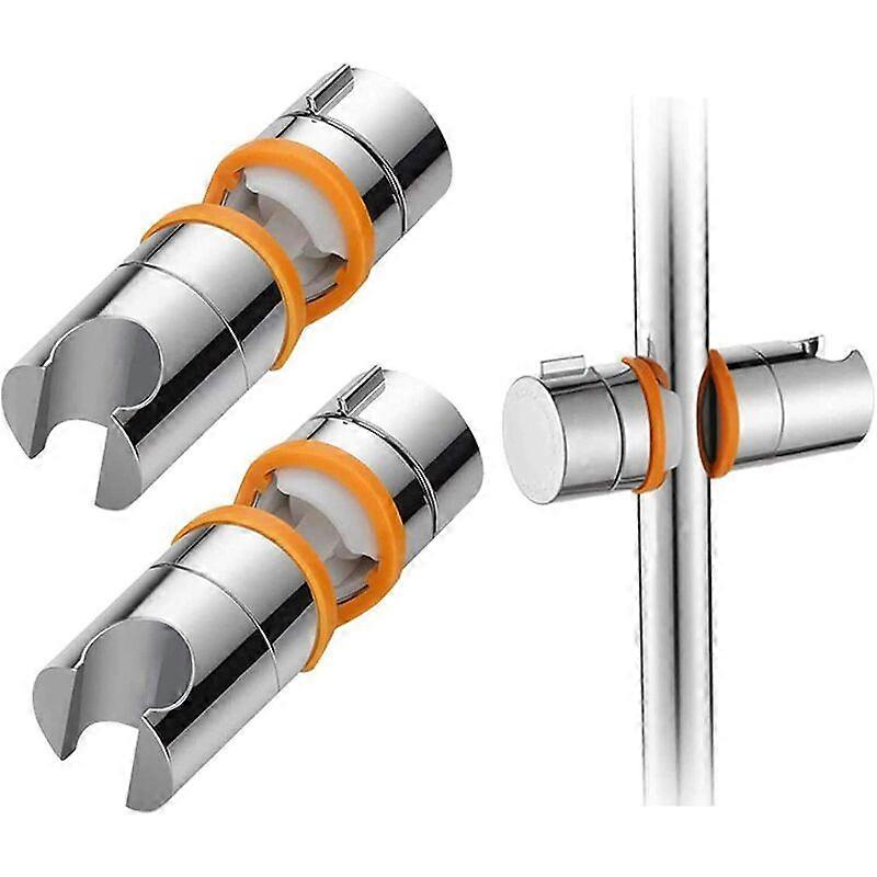 2 Pack Healwe Universal Adjustable Bathroom Sliding Bar Shower Brackets
