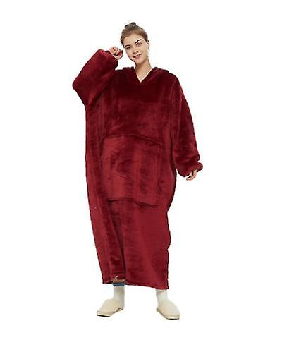 Hooded Blanket Long Robe