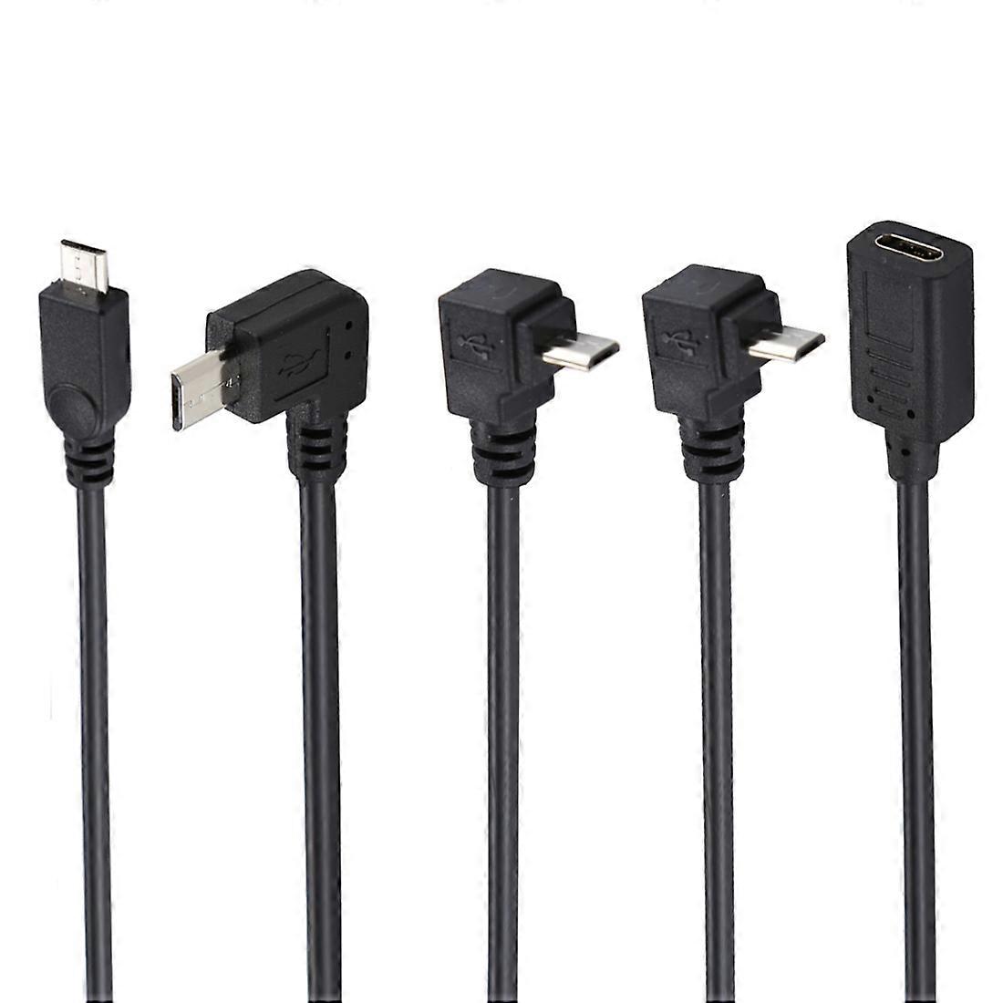4 stk Type-C hunn til mikro USB mannlig adapterkabel