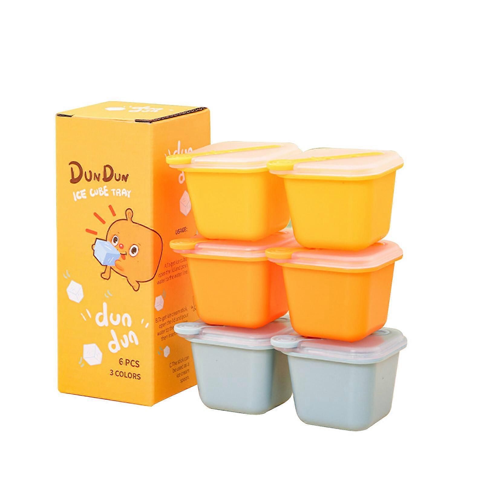 Ice cube mold 6 ice cube tray refrigerator accessories