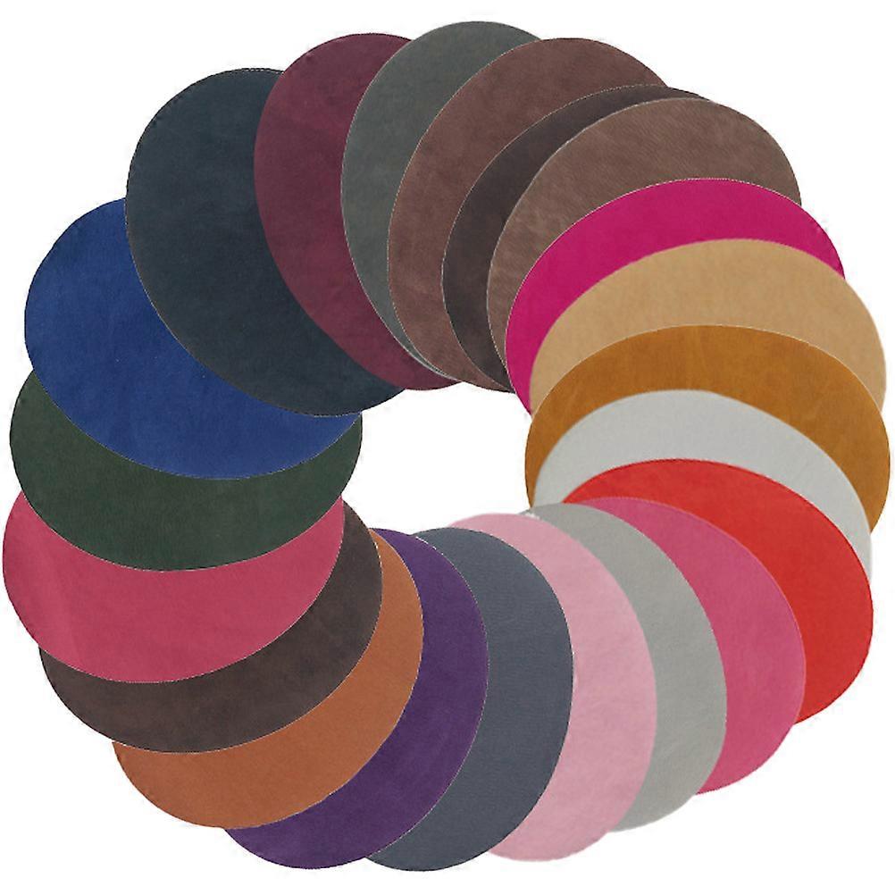 24Pcs Iron On Patches Elbow Patches for Sweaters Clothing Sewing Appliques Elbow Repairing Patches