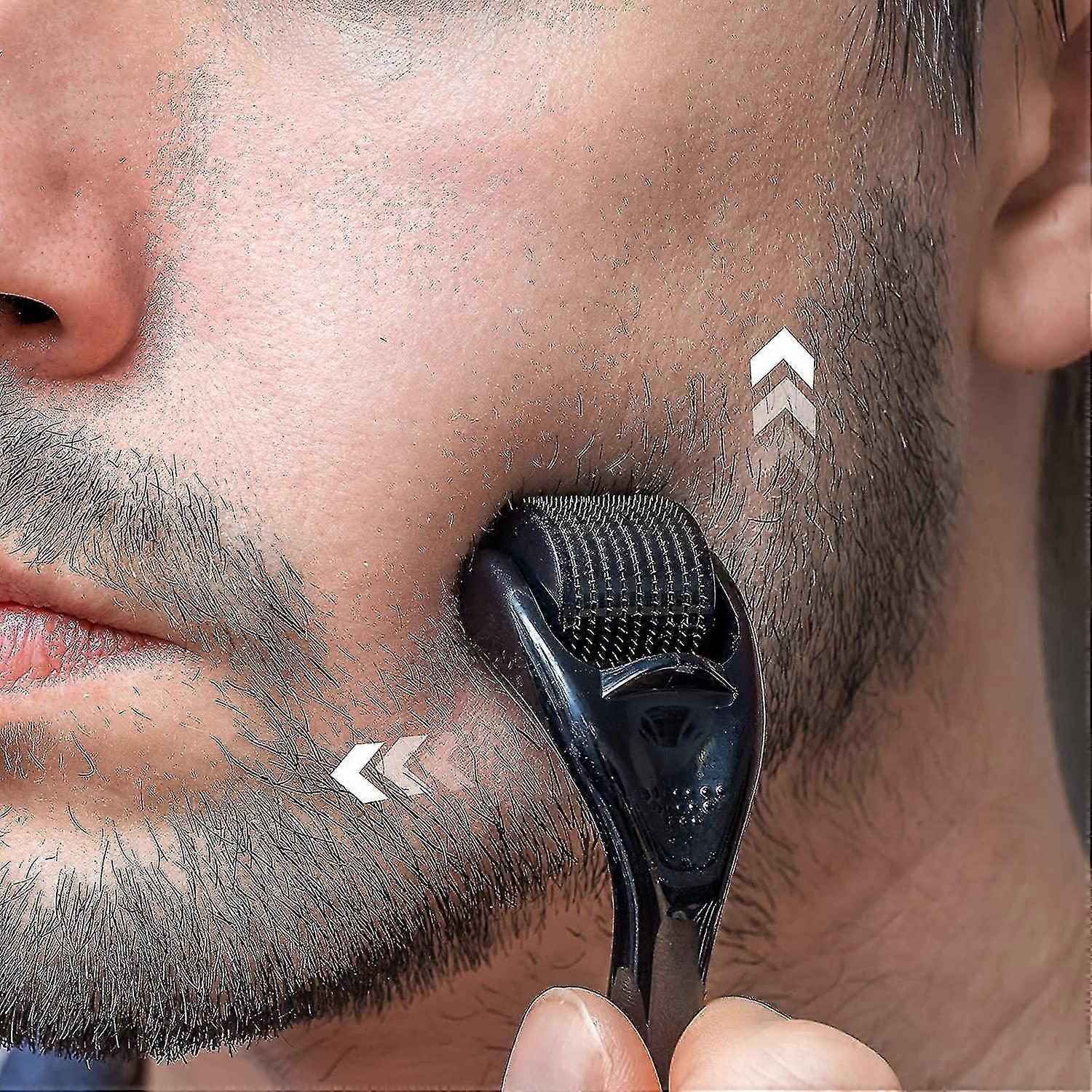 Roller Microneedle Roller For Beard Growth, 0.25mm Derma Roller For Patchy