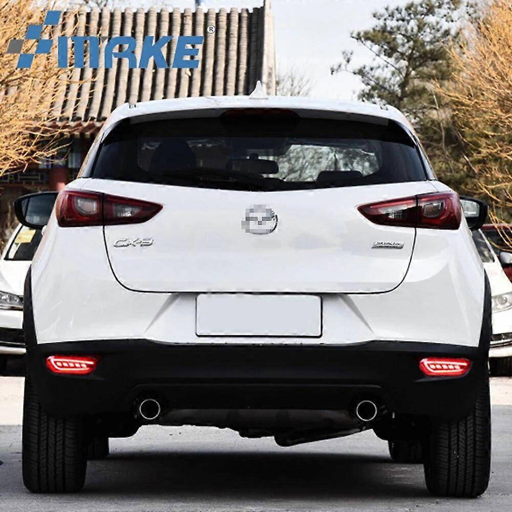 2PCS LED-takapuskurin valo Mazda CX-3 CX3: lle 2015 2016-2020 heijastin takajarrun pysäytysvalo suuntavilkku auton lisävarusteet