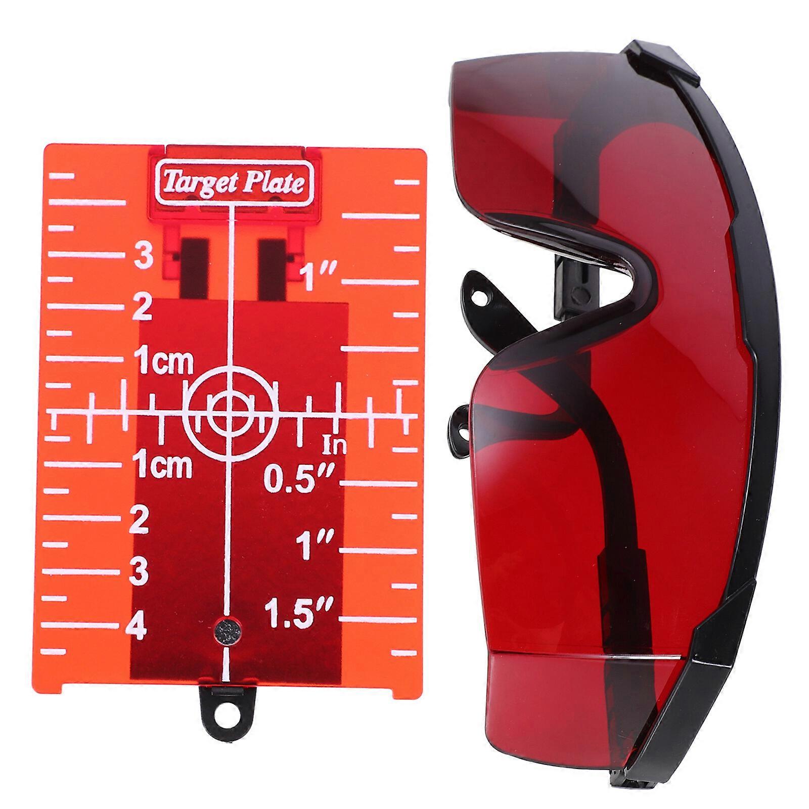 1 Set Magnetic Floor Target Plate Target Card Plate with Stand Heavy Duty Target Plate with Glasses