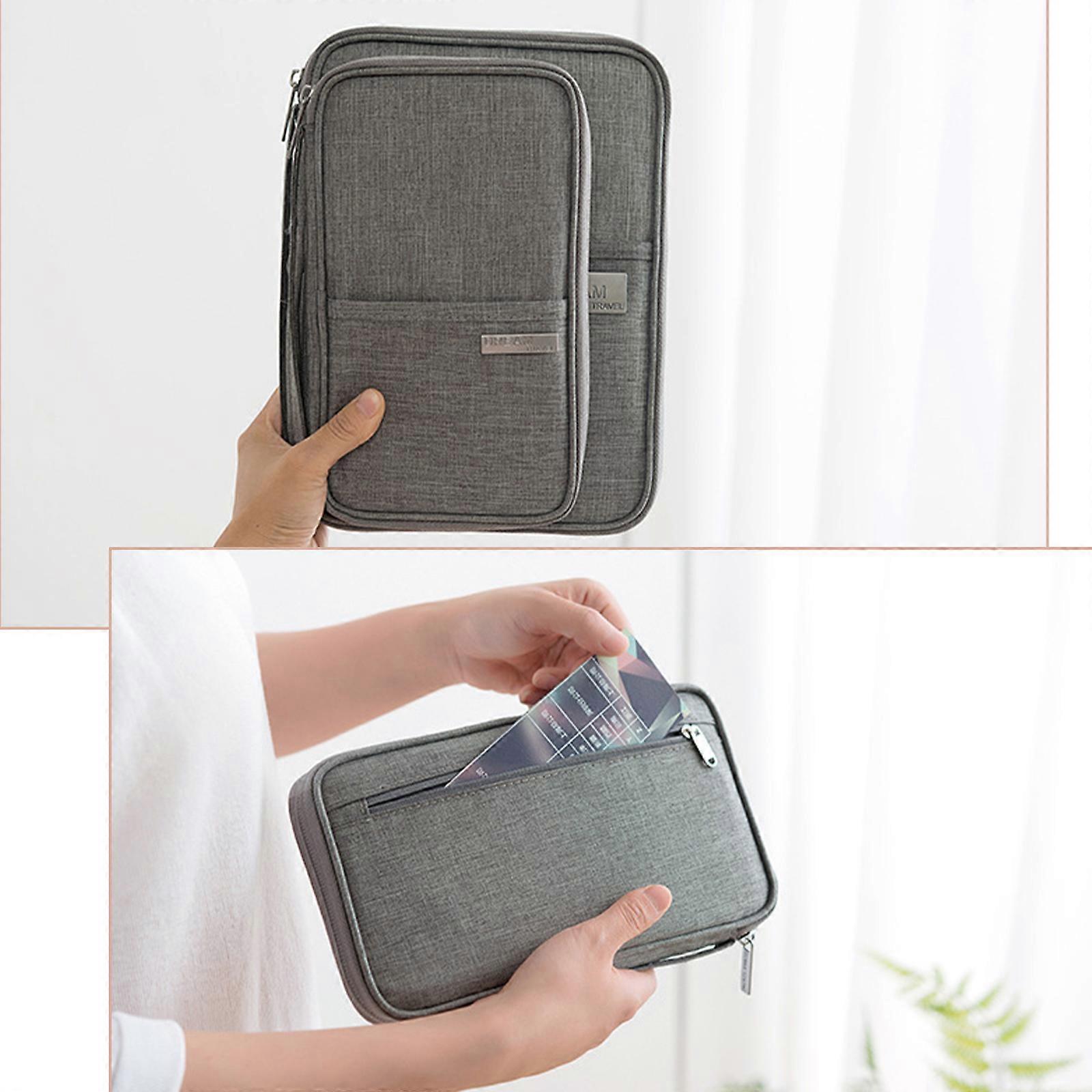 Passaporte impermeável Carteira de Viagem Grande Carteiras de Cartão de Crédito Organizador de Viagens