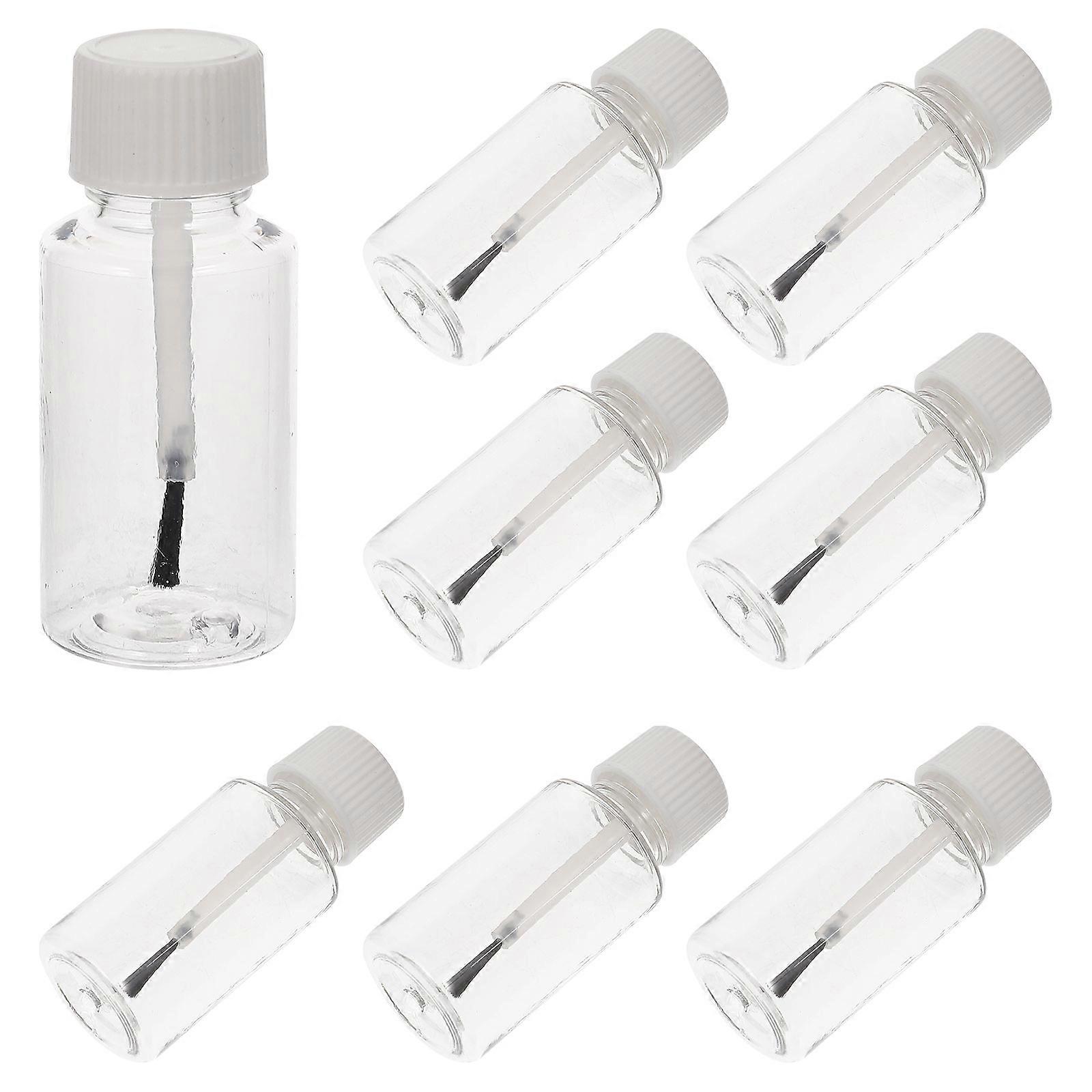 8 Pcs Terrarium Empty Polish Bottles Nail Polish Bottles Glass Nail Varnish Bottles Containers Empty Nail Varnish Bottle