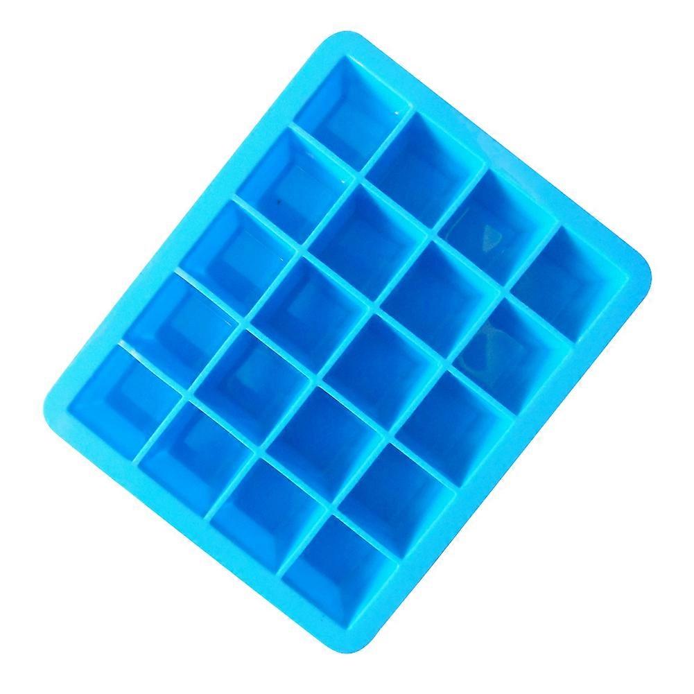 20-slot 2.5cm Square Silicone Chocolate Cookies Mold Ice Cube Tray Baking Tool