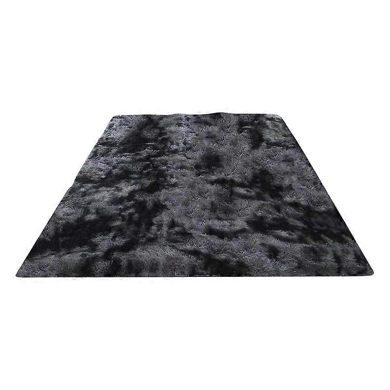 Fluffig matta Rivtålig polyester vikbar vacker golvmatta för sovrum